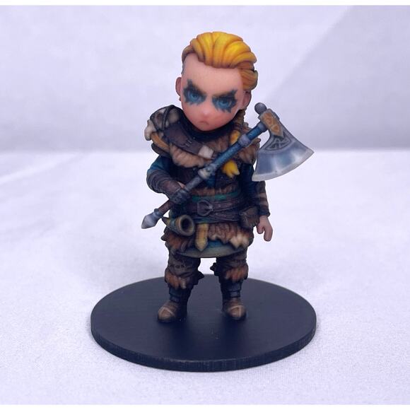3D Printed Chibi Eivor 2″ Figure – Viking Axe – Assassin’s Creed Valhalla - Picture 10 of 14